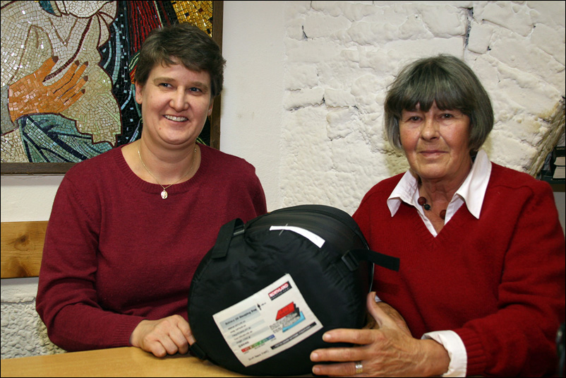Wilke, Pint bei der Spenden-Übergabe 2008